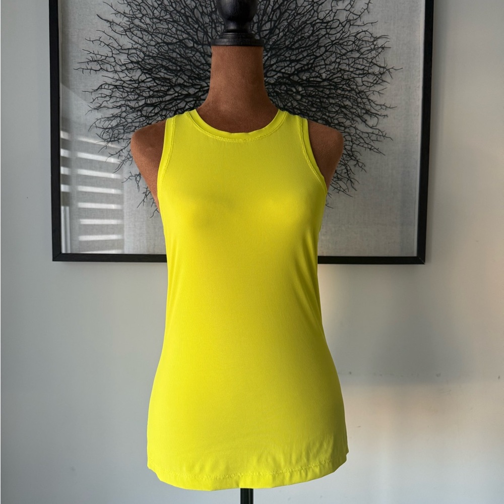 SAVVI Women’s Sleeveless Tank Top - Bright Yellow